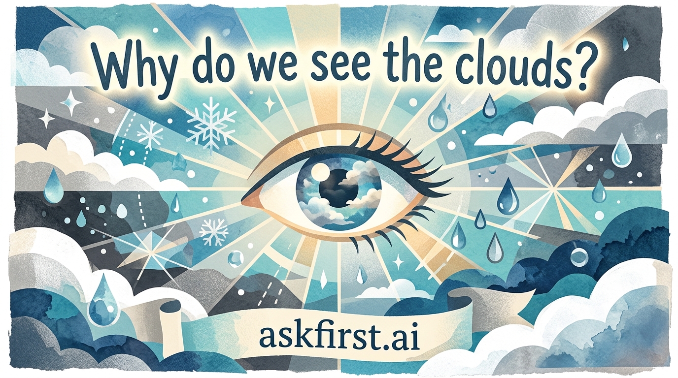 Why do we see the clouds? Why do we see the clouds?