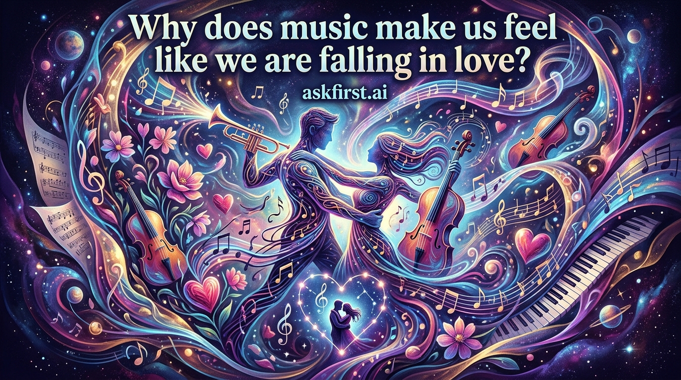 Why does music make us feel like we are falling in love? Why does music make us feel like we are falling in love?