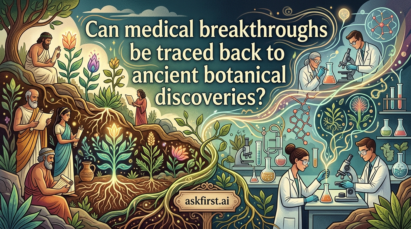 Can medical breakthroughs be traced back to ancient botanical discoveries? Can medical breakthroughs be traced back to ancient botanical discoveries?