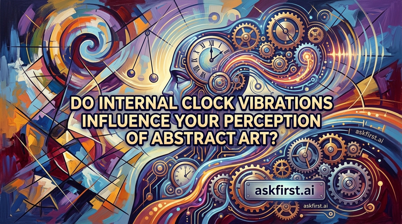 Do internal clock vibrations influence your perception of abstract art? Do internal clock vibrations influence your perception of abstract art?