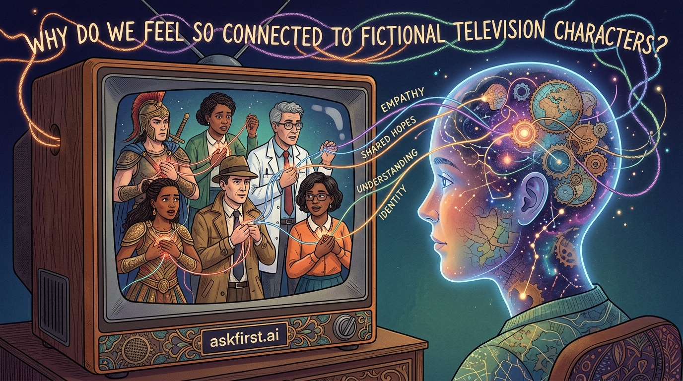 Why do we feel so connected to fictional television characters? Why do we feel so connected to fictional television characters?