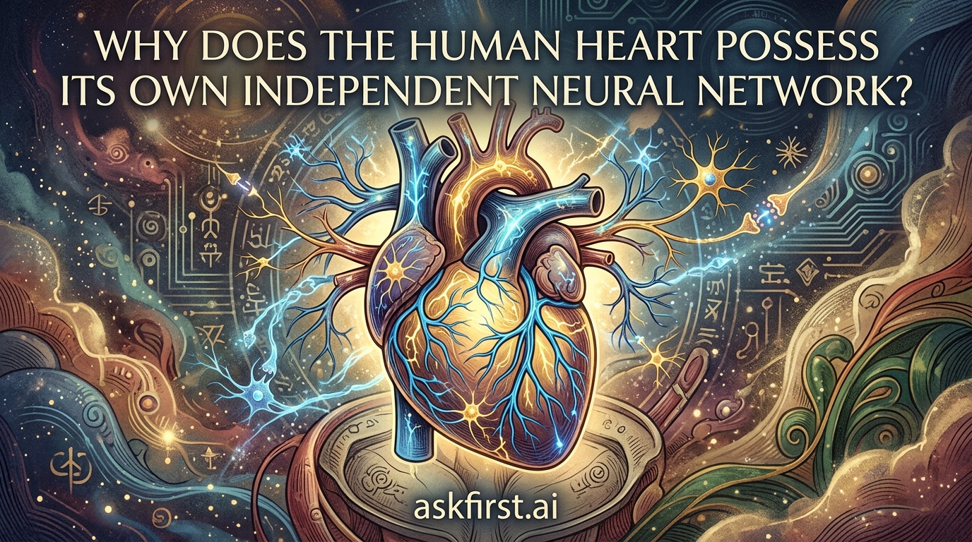Why does the human heart possess its own independent neural network? Why does the human heart possess its own independent neural network?