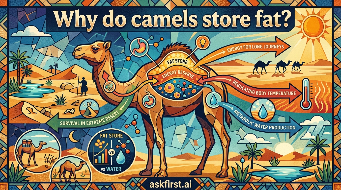 Why do camels store fat? Why do camels store fat?