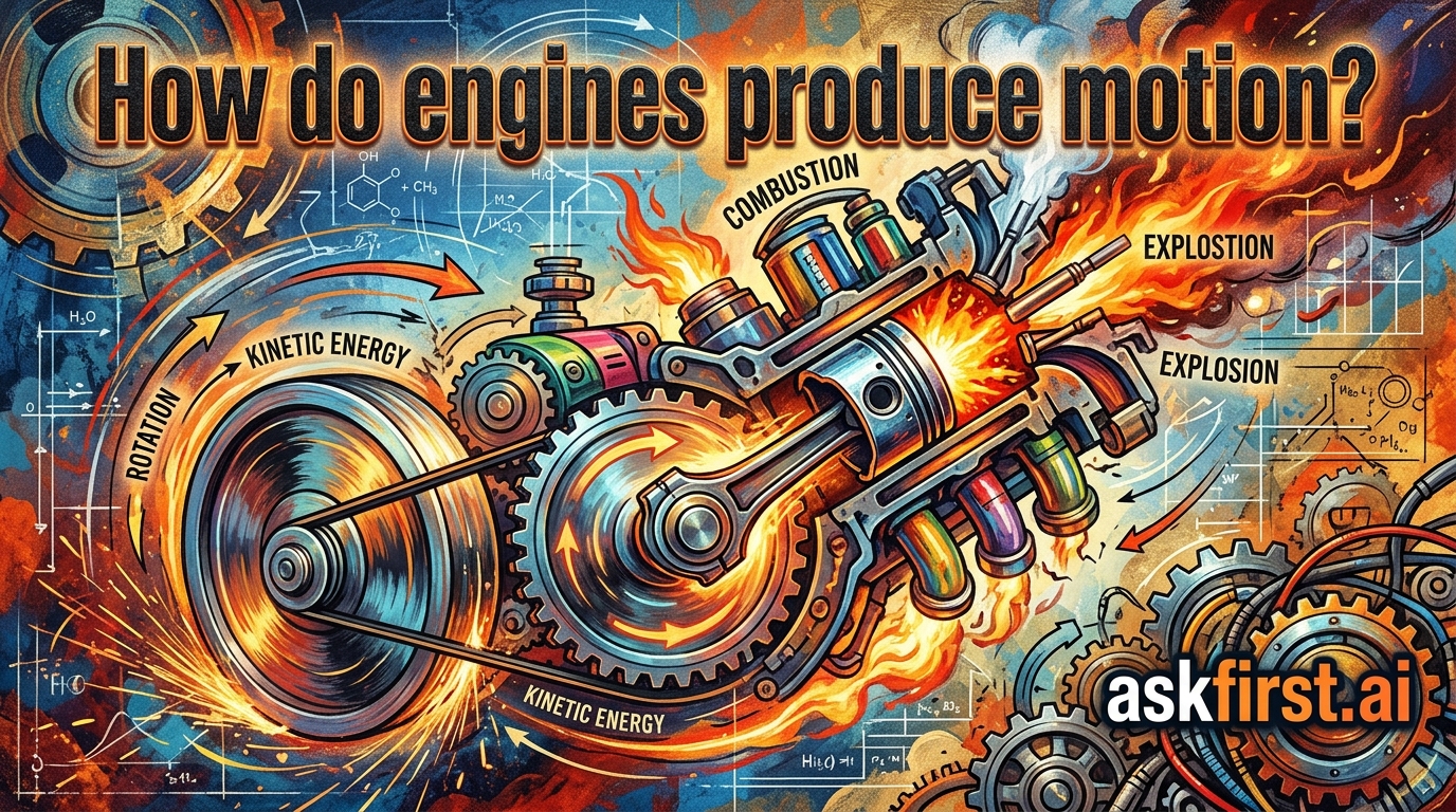 How do engines produce motion? How do engines produce motion?