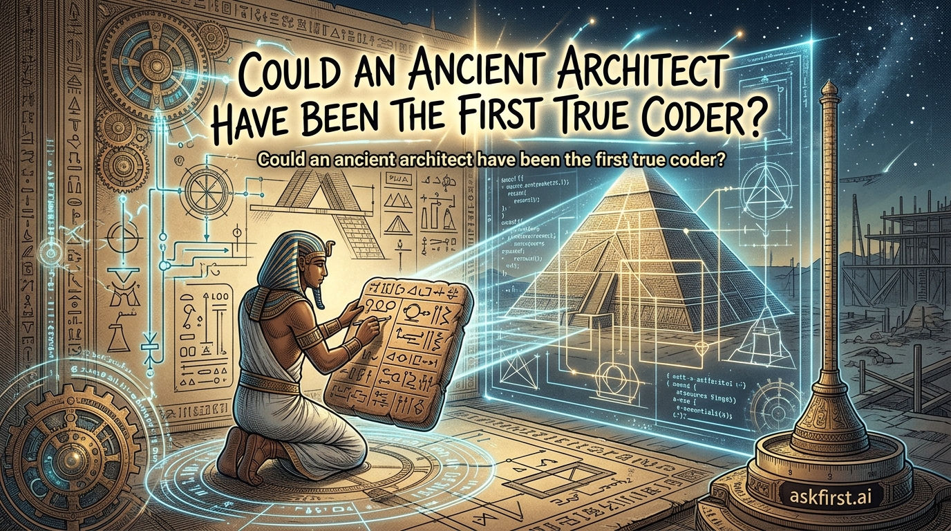 Could an ancient architect have been the first true coder? Could an ancient architect have been the first true coder?