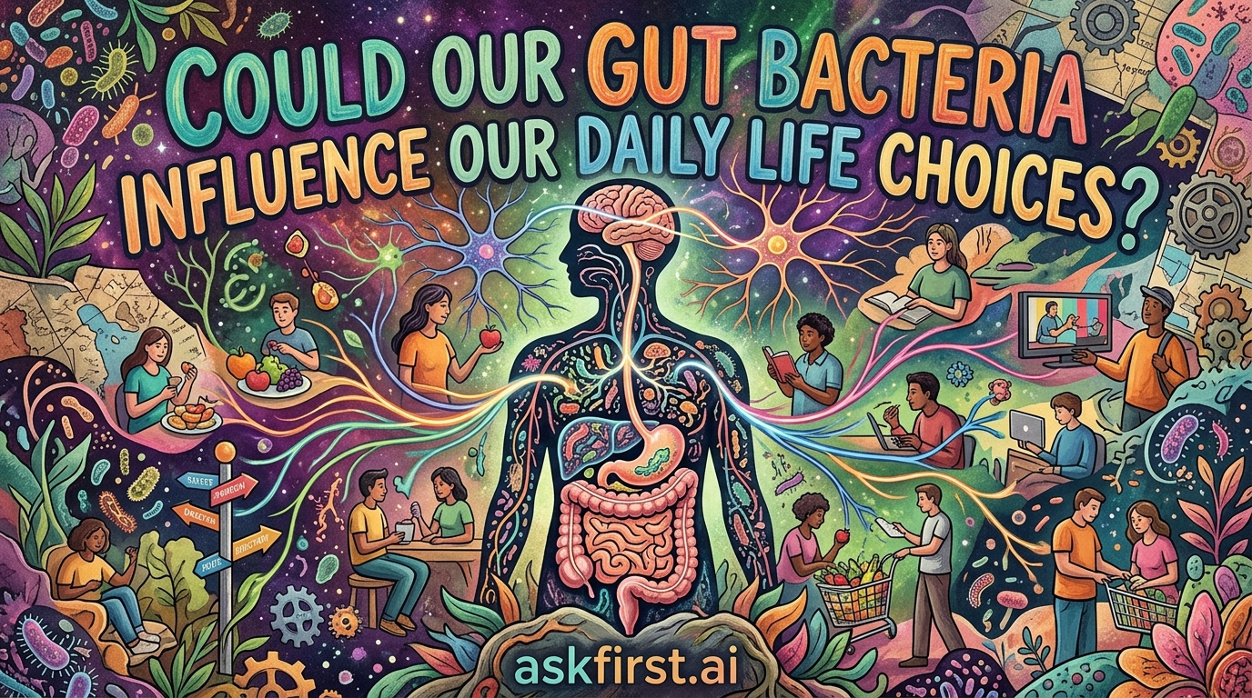 Could our gut bacteria influence our daily life choices? Could our gut bacteria influence our daily life choices?