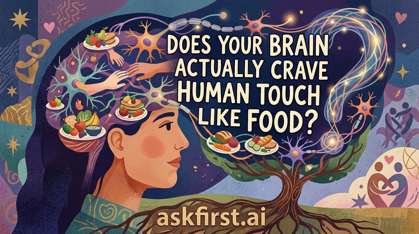 Does your brain actually crave human touch like food? Does your brain actually crave human touch like food?