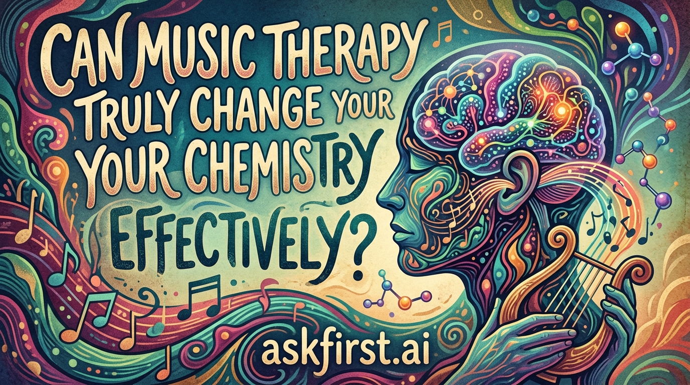 Can music therapy truly change your brain chemistry effectively? Can music therapy truly change your brain chemistry effectively?