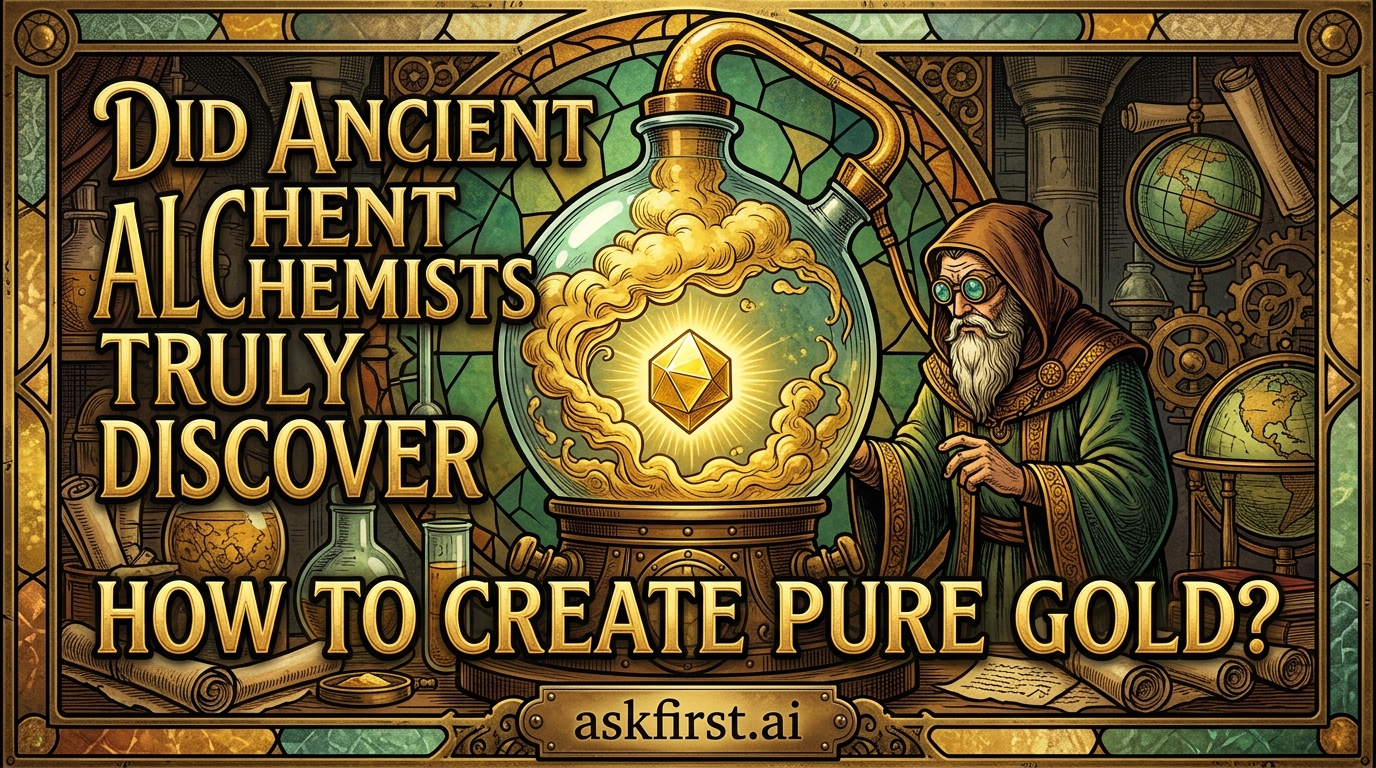 Did ancient alchemists truly discover how to create pure gold? Did ancient alchemists truly discover how to create pure gold?