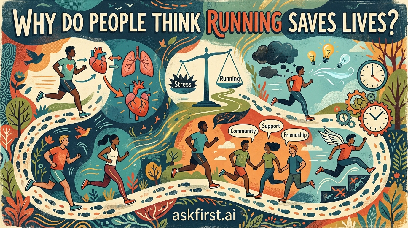 Why do people think running saves lives? Why do people think running saves lives?