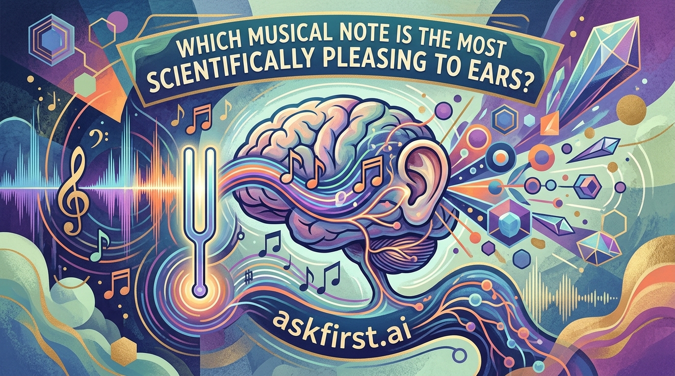 Which musical note is the most scientifically pleasing to ears? Which musical note is the most scientifically pleasing to ears?