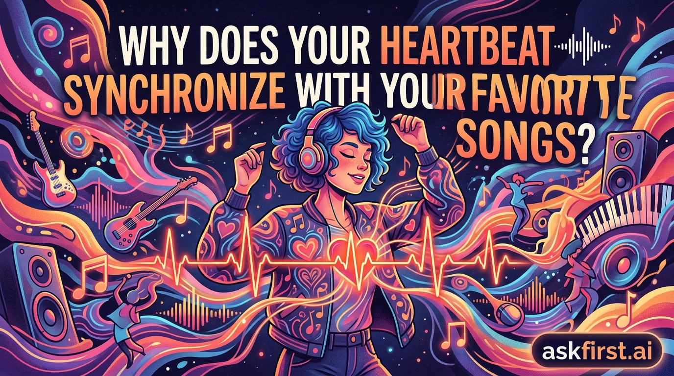 Why does your heartbeat synchronize with your favorite songs? Why does your heartbeat synchronize with your favorite songs?