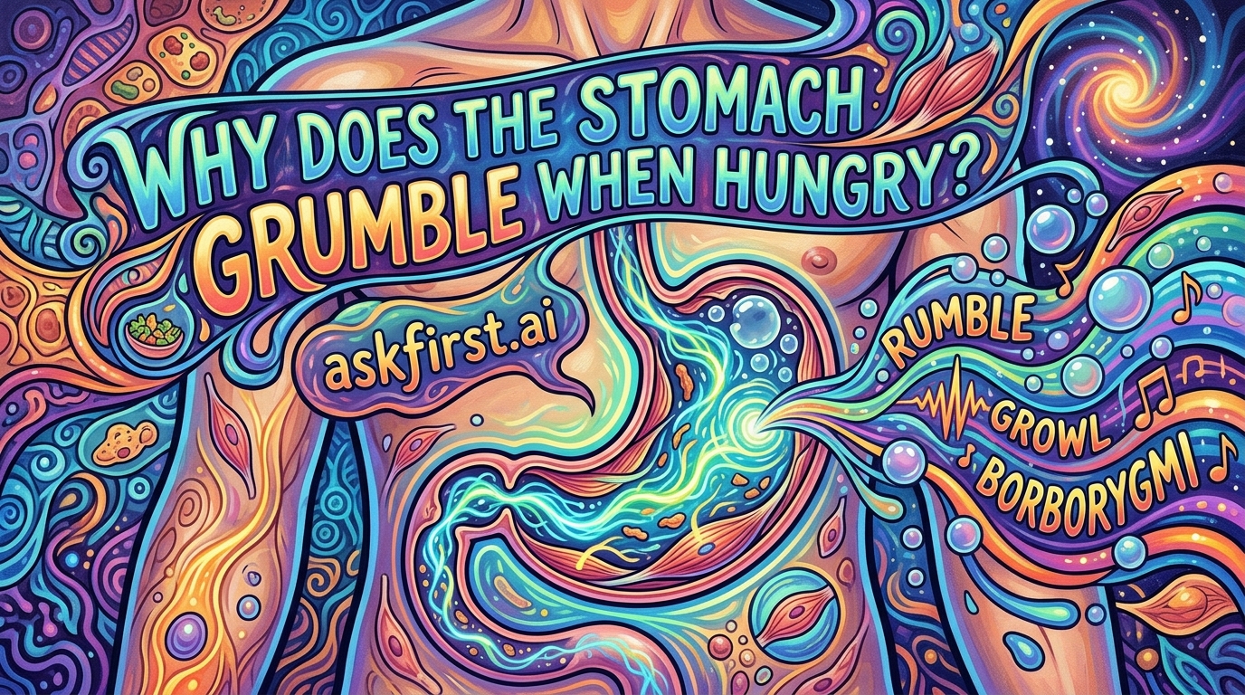 Why does the stomach grumble when hungry? Why does the stomach grumble when hungry?