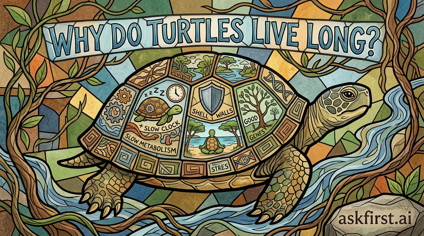 Why do turtles live long? Why do turtles live long?