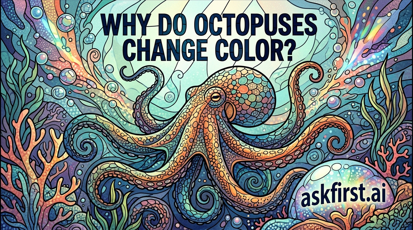 Why do octopuses change color? Why do octopuses change color?