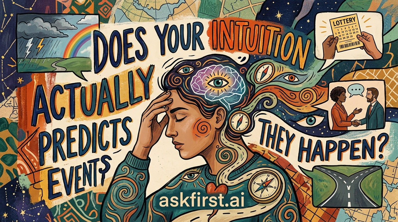 Does your intuition actually predict events before they happen? Does your intuition actually predict events before they happen?
