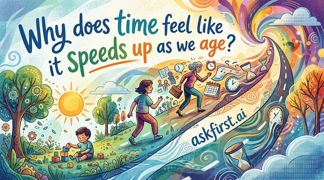 Why does time feel like it speeds up as we age? Why does time feel like it speeds up as we age?