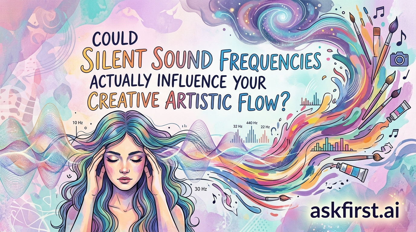 Could silent sound frequencies actually influence your creative artistic flow? Could silent sound frequencies actually influence your creative artistic flow?