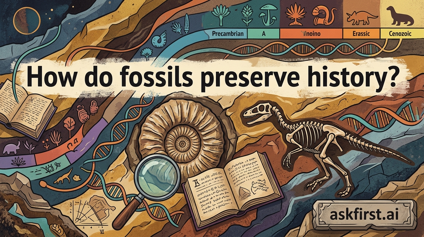 How do fossils preserve history? How do fossils preserve history?