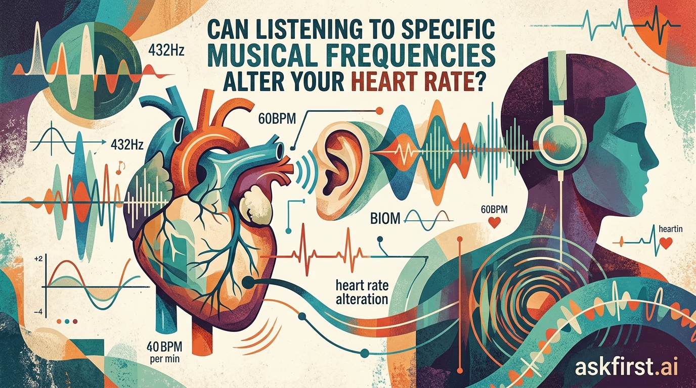 Can listening to specific musical frequencies alter your heart rate? Can listening to specific musical frequencies alter your heart rate?