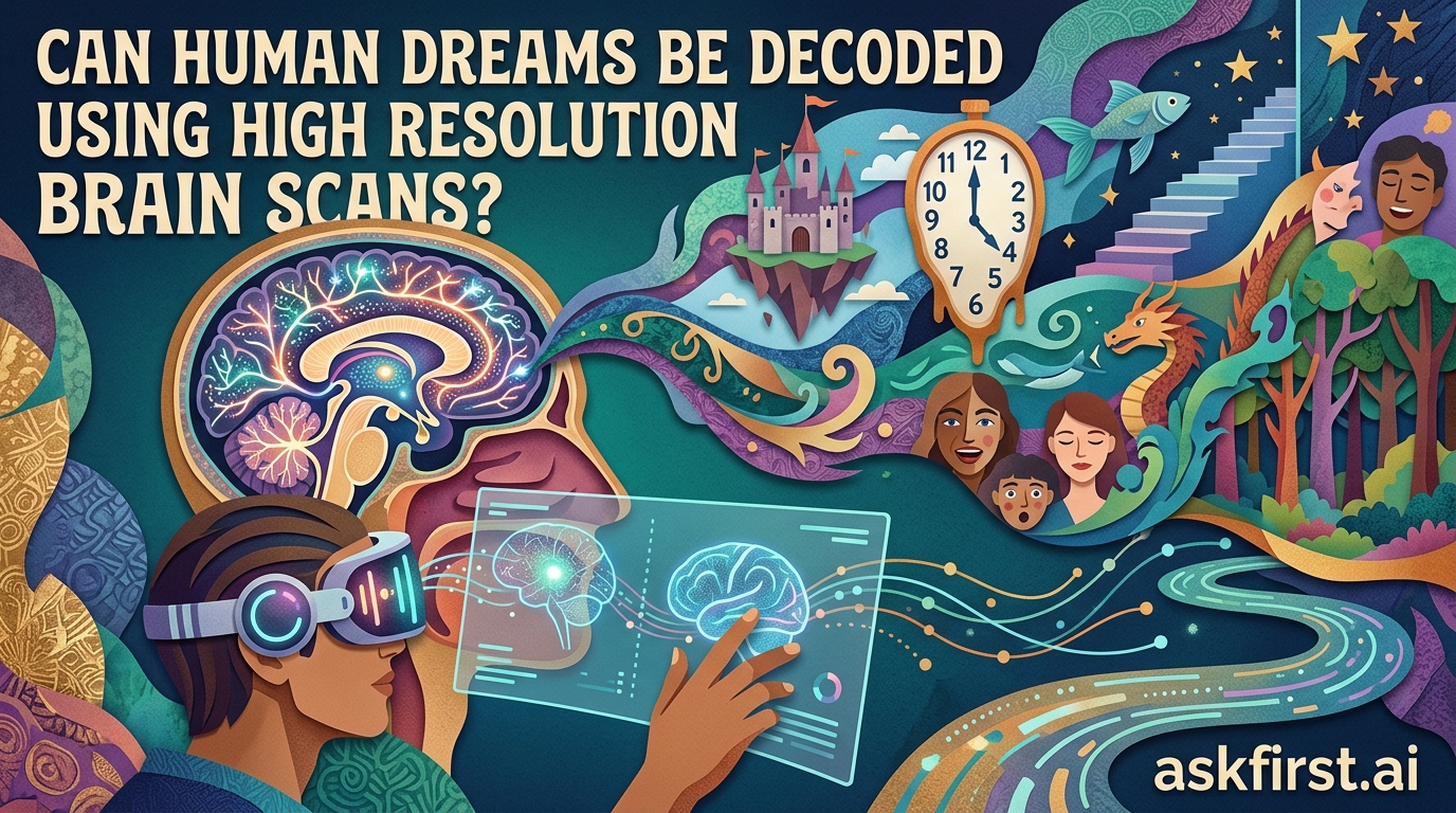 Can human dreams be decoded using high resolution brain scans? Can human dreams be decoded using high resolution brain scans?