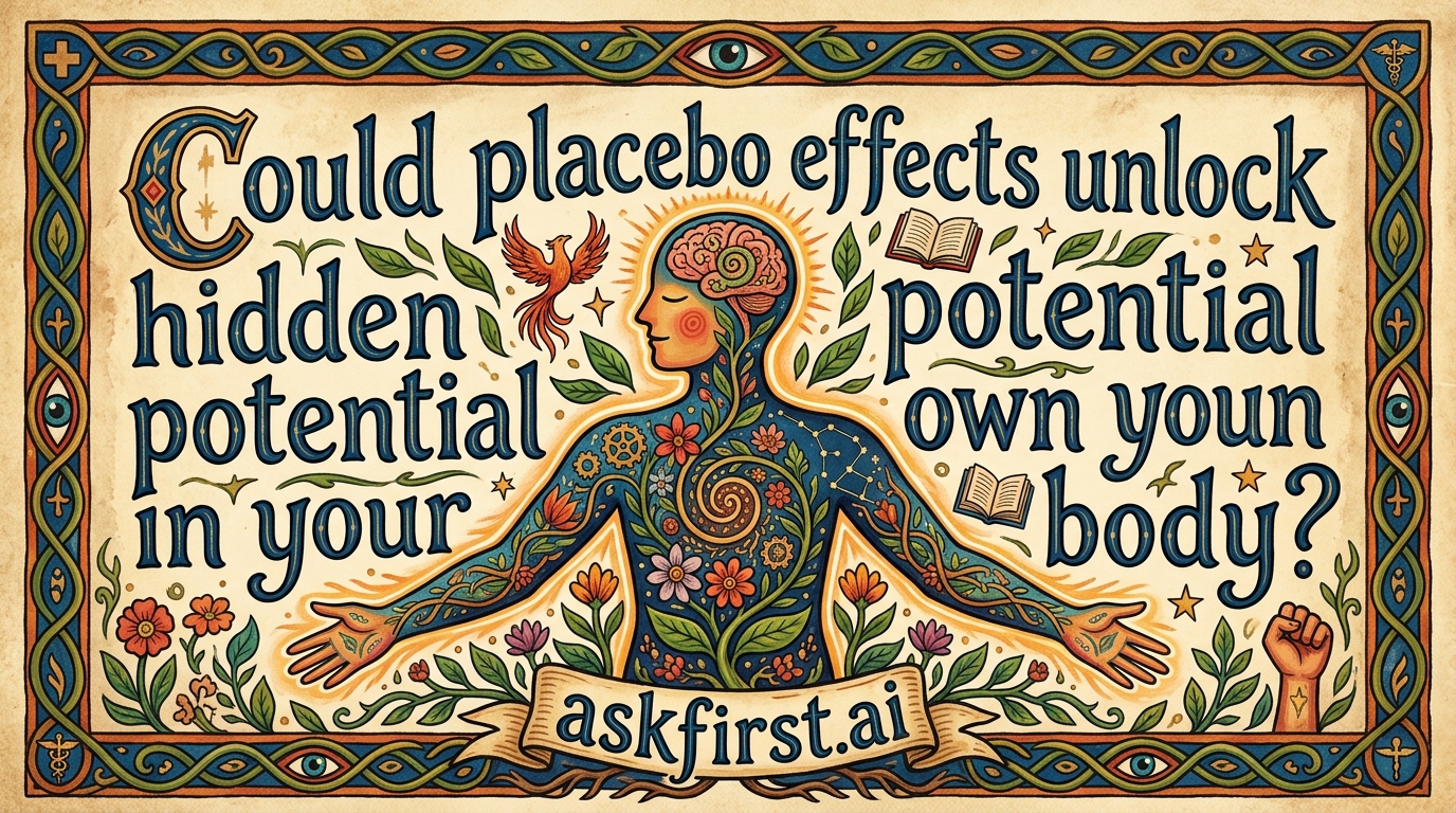 Could placebo effects unlock hidden potential in your own body? Could placebo effects unlock hidden potential in your own body?