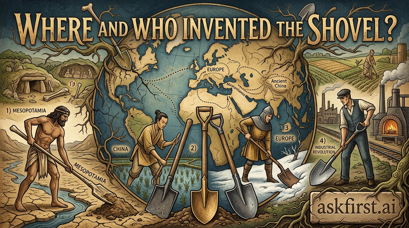 Where and who invented the shovel? Where and who invented the shovel?
