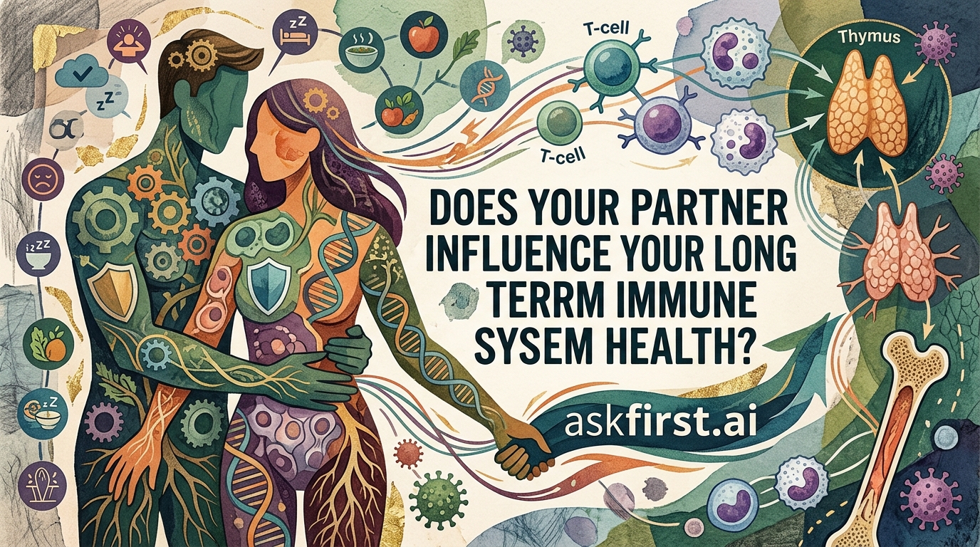 Does your partner influence your long term immune system health? Does your partner influence your long term immune system health?