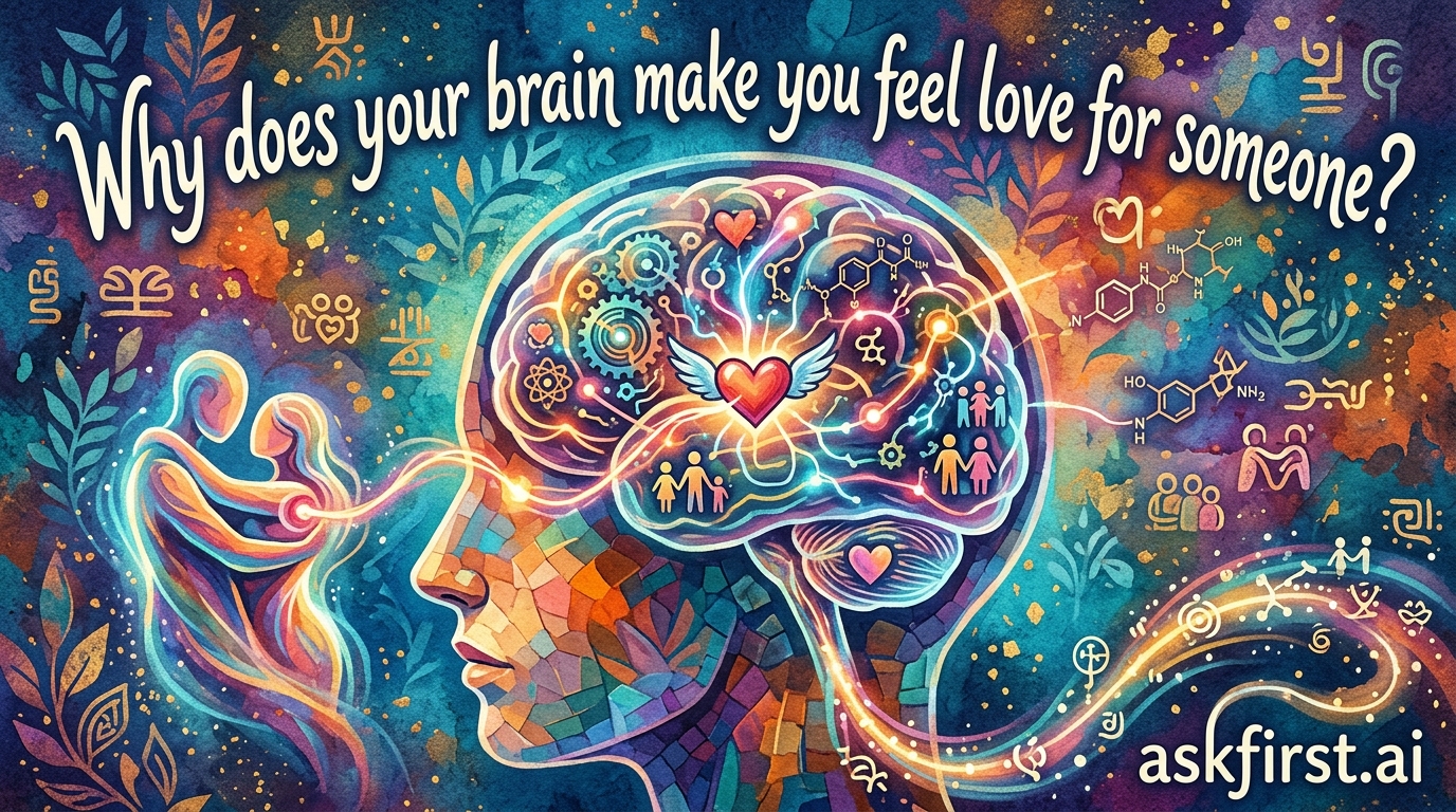 Why does your brain make you feel love for someone? Why does your brain make you feel love for someone?