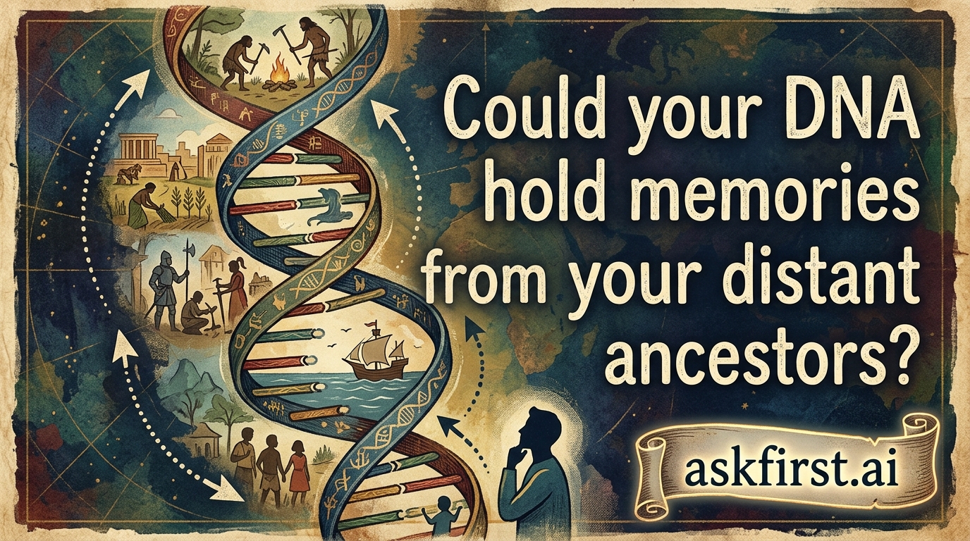 Could your DNA hold memories from your distant ancestors? Could your DNA hold memories from your distant ancestors?