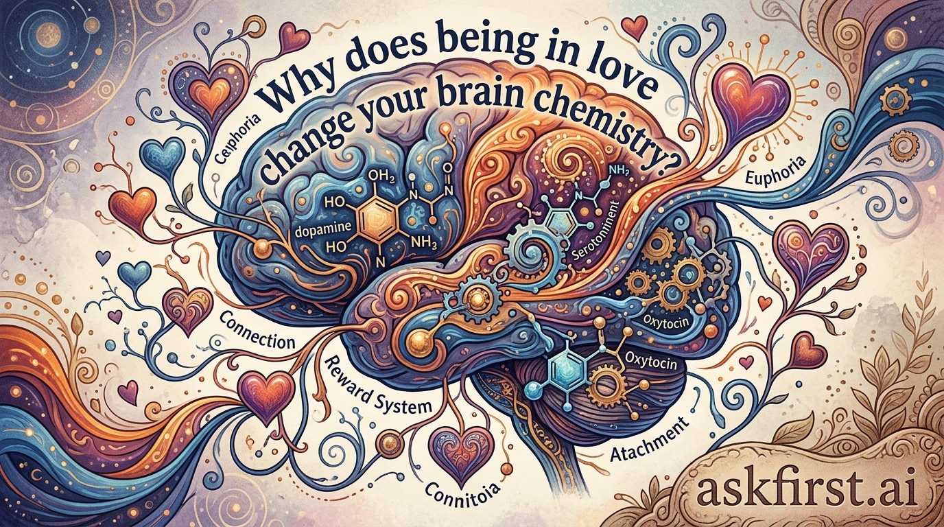 Why does being in love change your brain chemistry? Why does being in love change your brain chemistry?