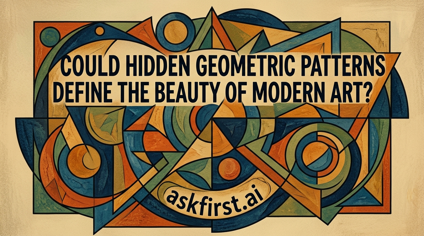 Could hidden geometric patterns define the beauty of modern art? Could hidden geometric patterns define the beauty of modern art?