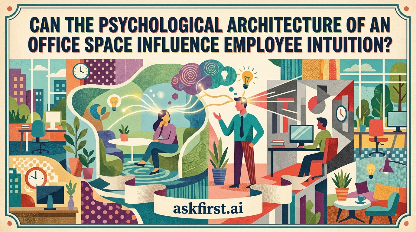 Can the psychological architecture of an office space influence employee intuition? Can the psychological architecture of an office space influence employee intuition?