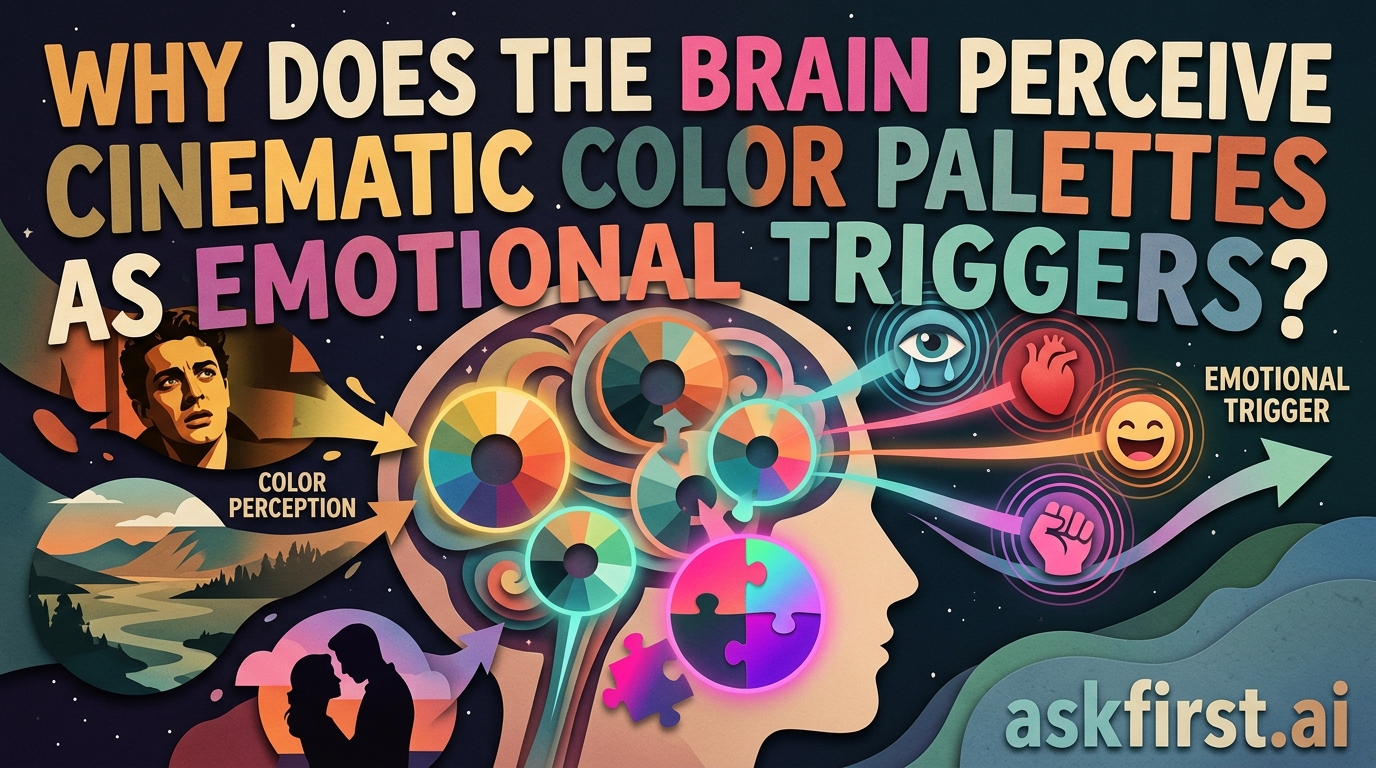 Why does the brain perceive cinematic color palettes as emotional triggers? Why does the brain perceive cinematic color palettes as emotional triggers?