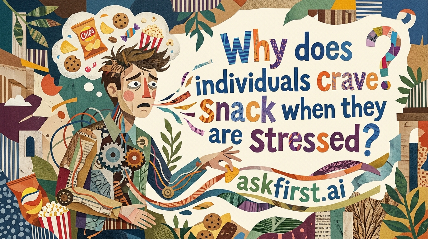 Why does 'individuals crave' snack when they are stressed? Why does 'individuals crave' snack when they are stressed?