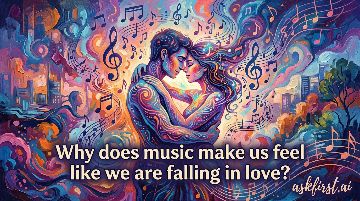 Why does music make us feel like we are falling in love? Why does music make us feel like we are falling in love?