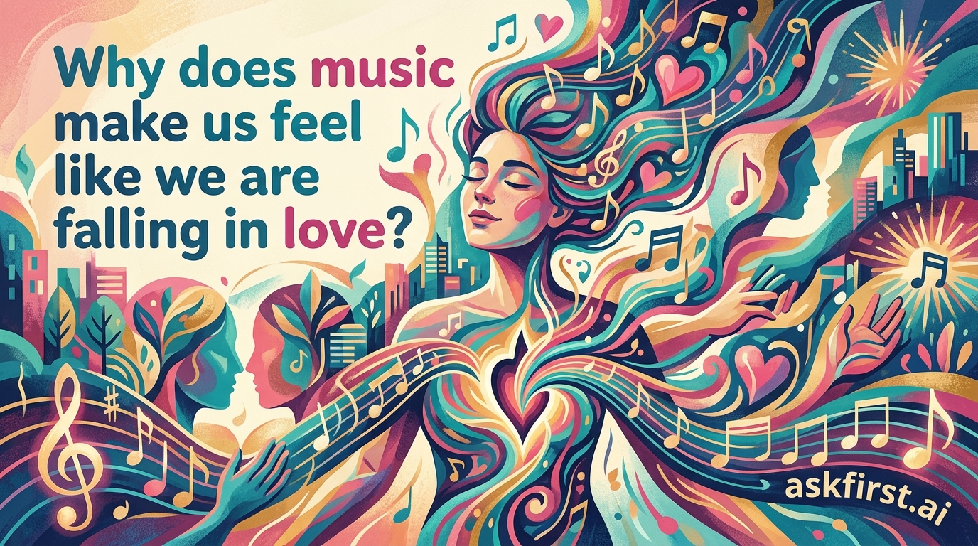 Why does music make us feel like we are falling in love? Why does music make us feel like we are falling in love?