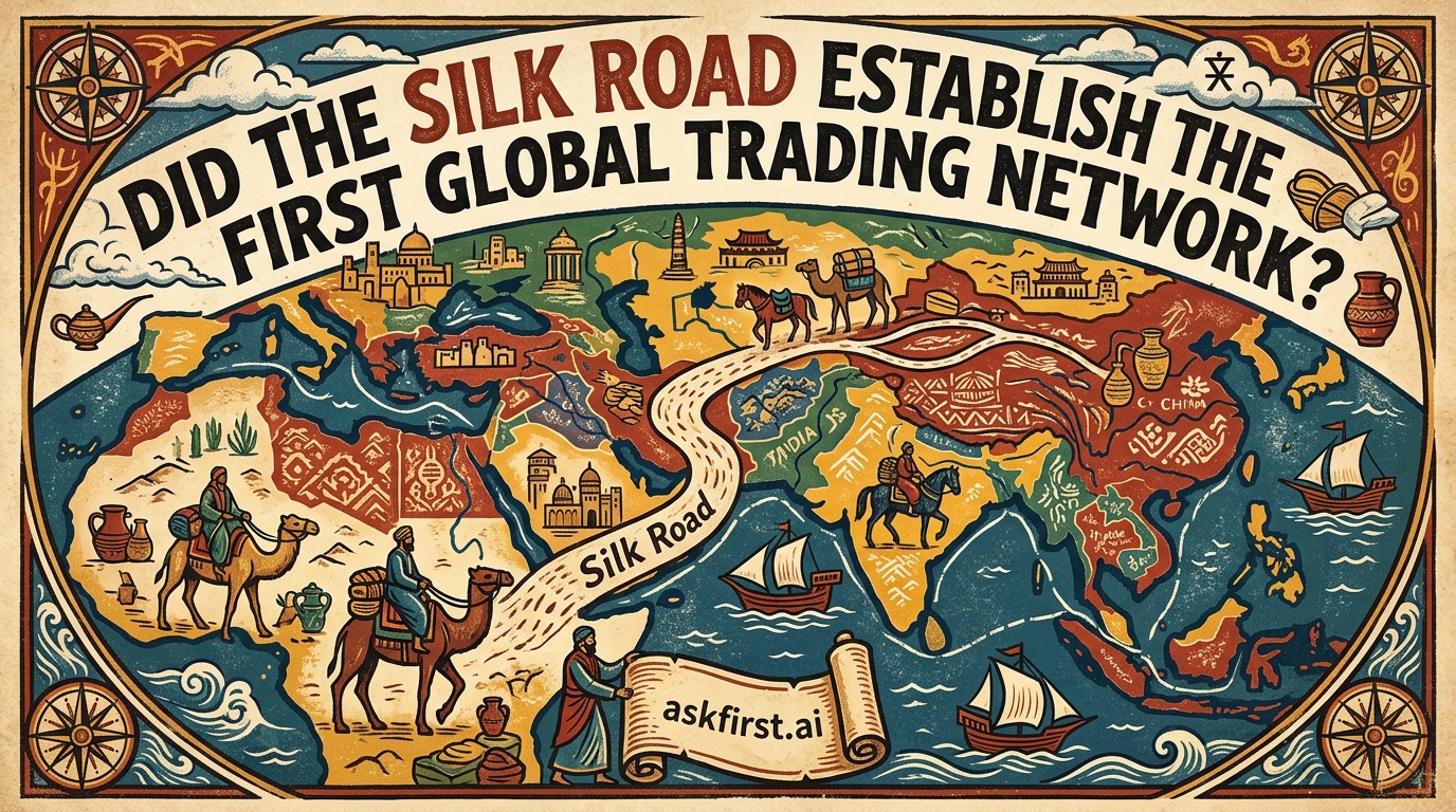 Did the silk road establish the first global trading network? Did the silk road establish the first global trading network?