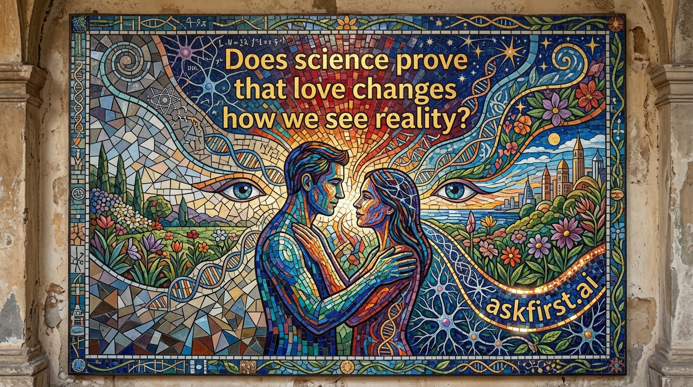 Does science prove that love changes how we see reality? Does science prove that love changes how we see reality?