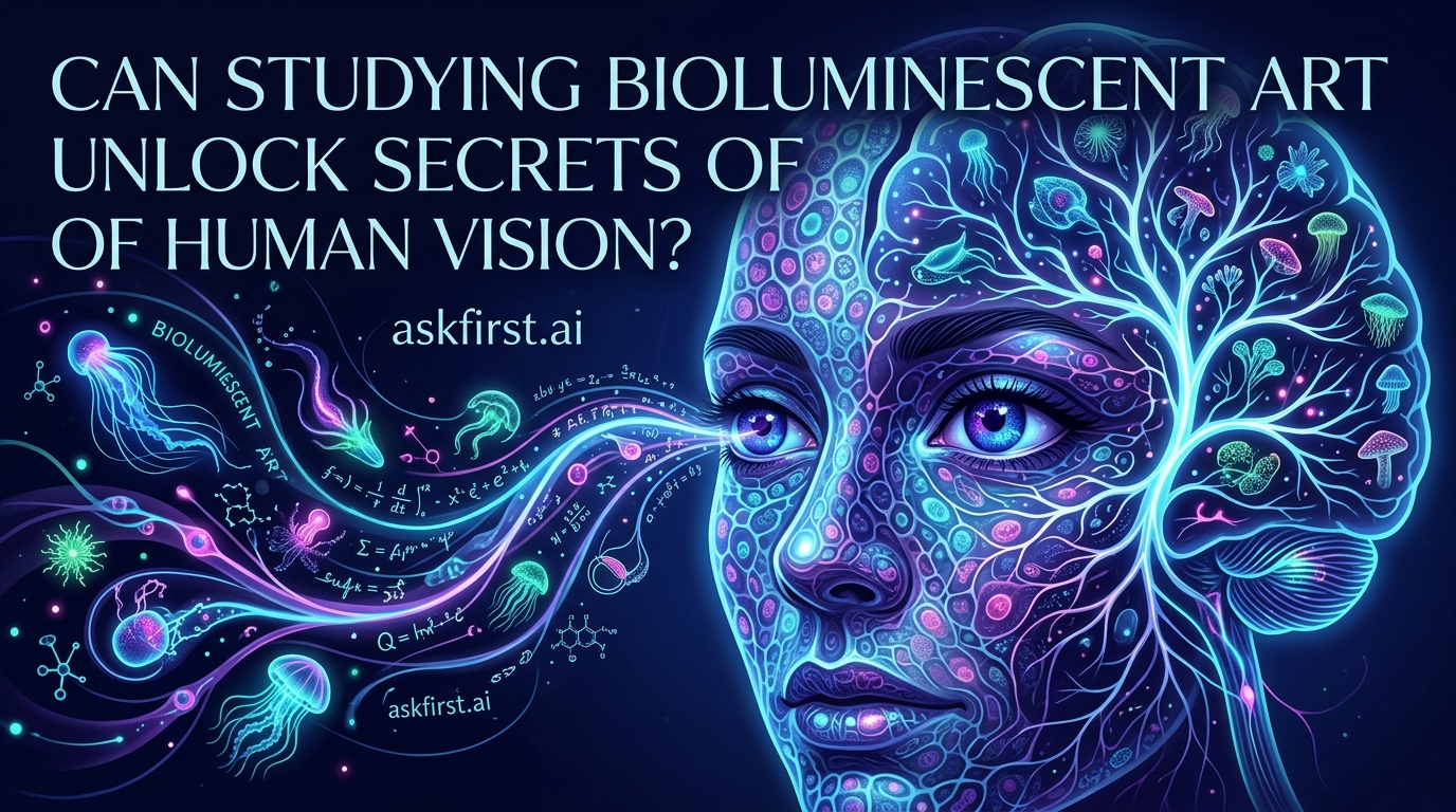Can studying bioluminescent art unlock secrets of human vision? Can studying bioluminescent art unlock secrets of human vision?