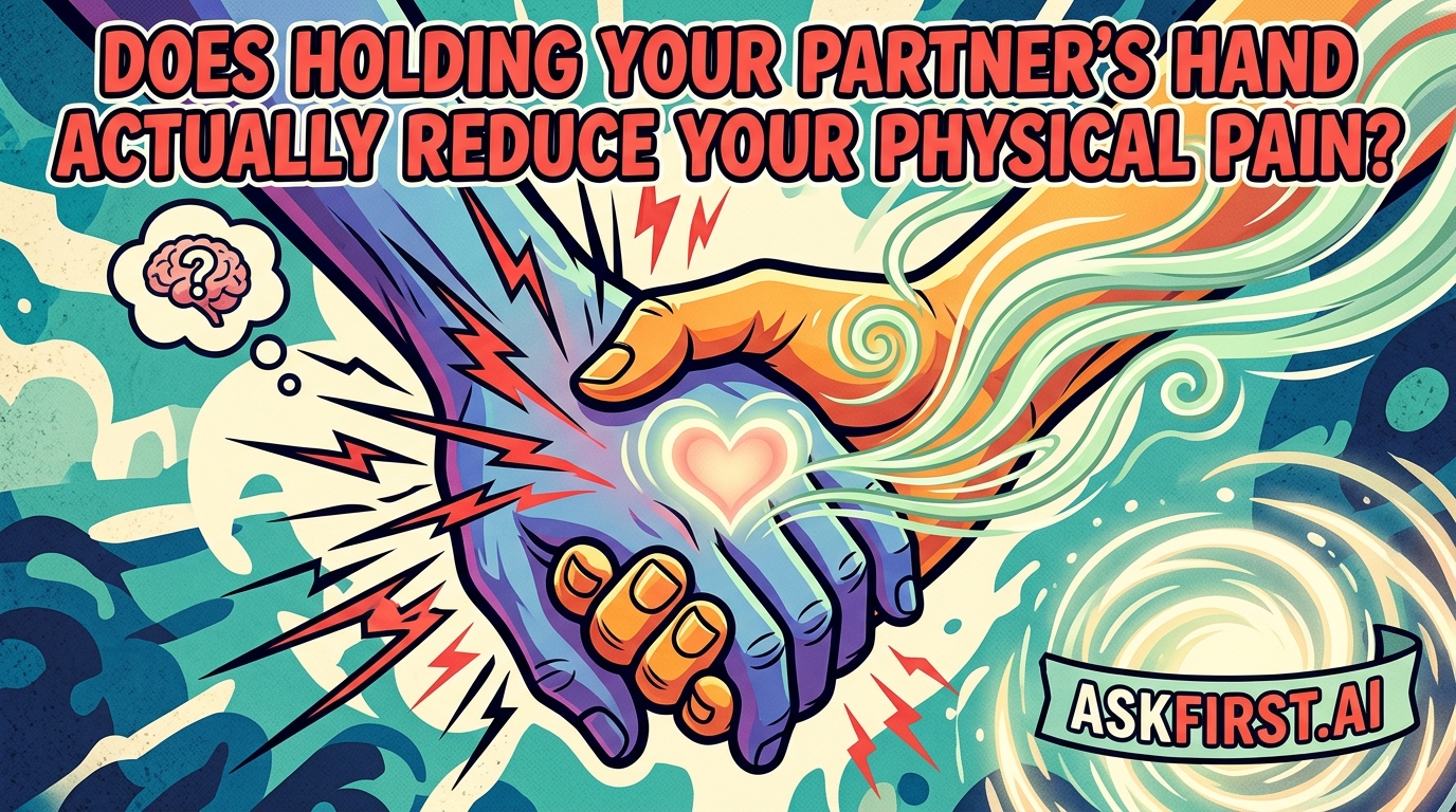 Does holding your partner's hand actually reduce your physical pain? Does holding your partner's hand actually reduce your physical pain?
