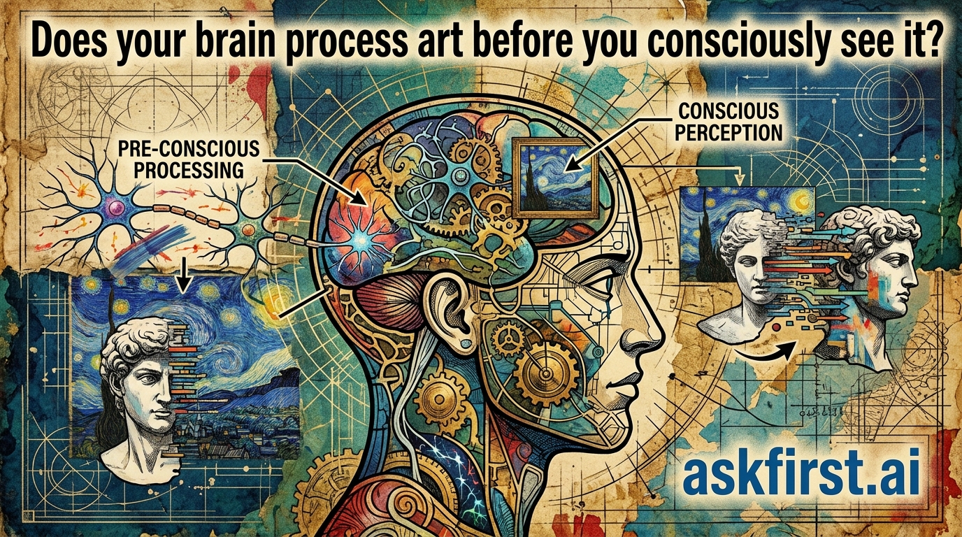 Does your brain process art before you consciously see it? Does your brain process art before you consciously see it?