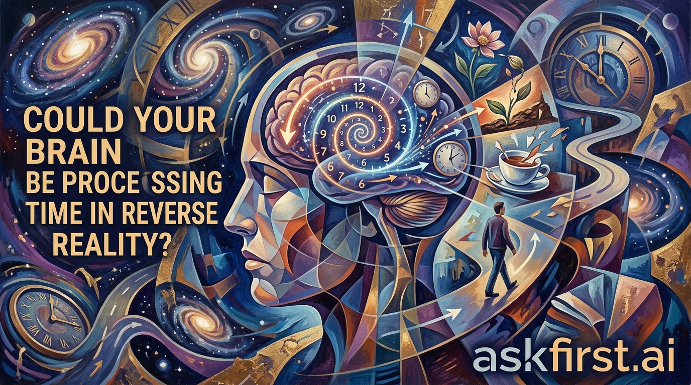 Could your brain be processing time in reverse reality? Could your brain be processing time in reverse reality?