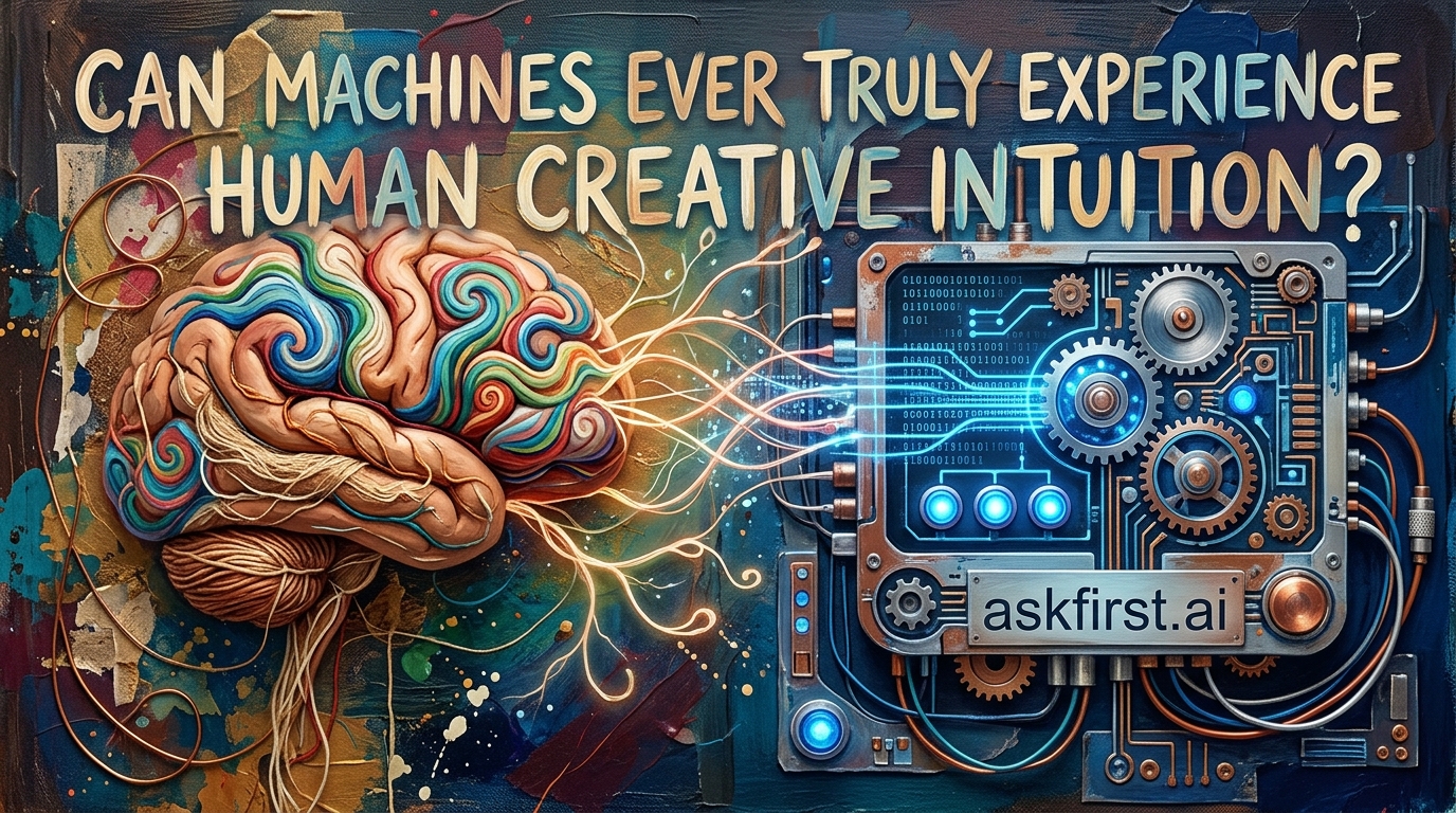 Can machines ever truly experience human creative intuition? Can machines ever truly experience human creative intuition?