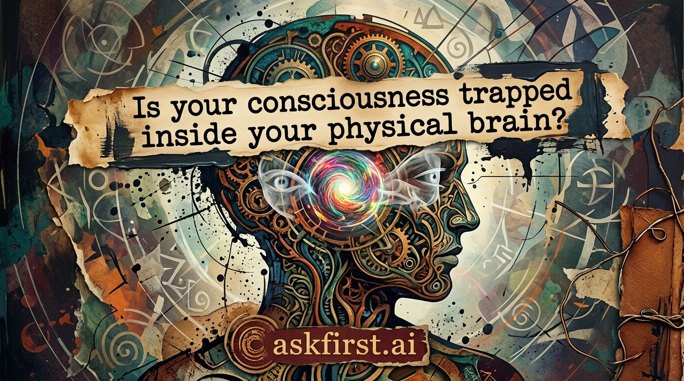 Is your consciousness trapped inside your physical brain? Is your consciousness trapped inside your physical brain?