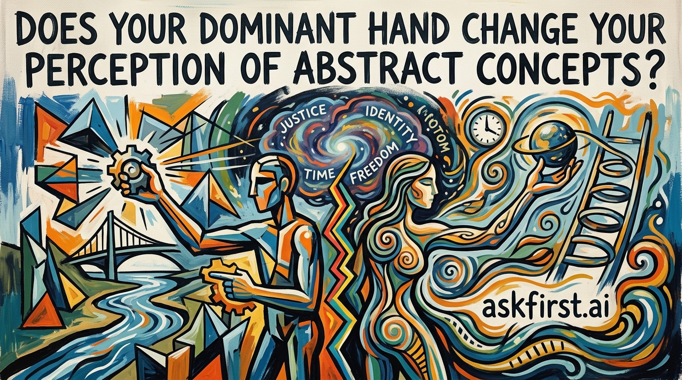 Does your dominant hand change your perception of abstract concepts? Does your dominant hand change your perception of abstract concepts?