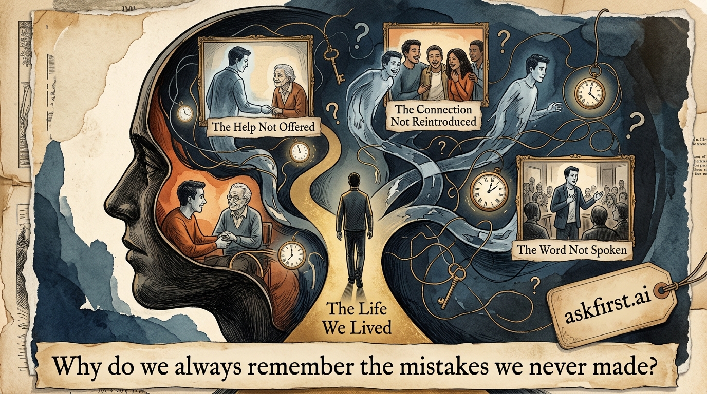 Why do we always remember the mistakes we never made? Why do we always remember the mistakes we never made?