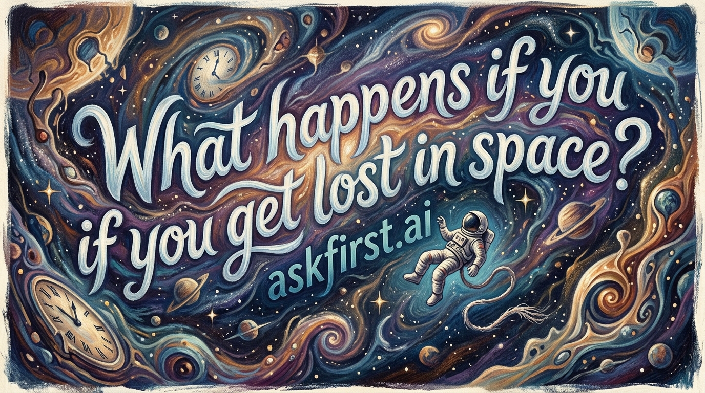 What happens if you get lost in space? What happens if you get lost in space?