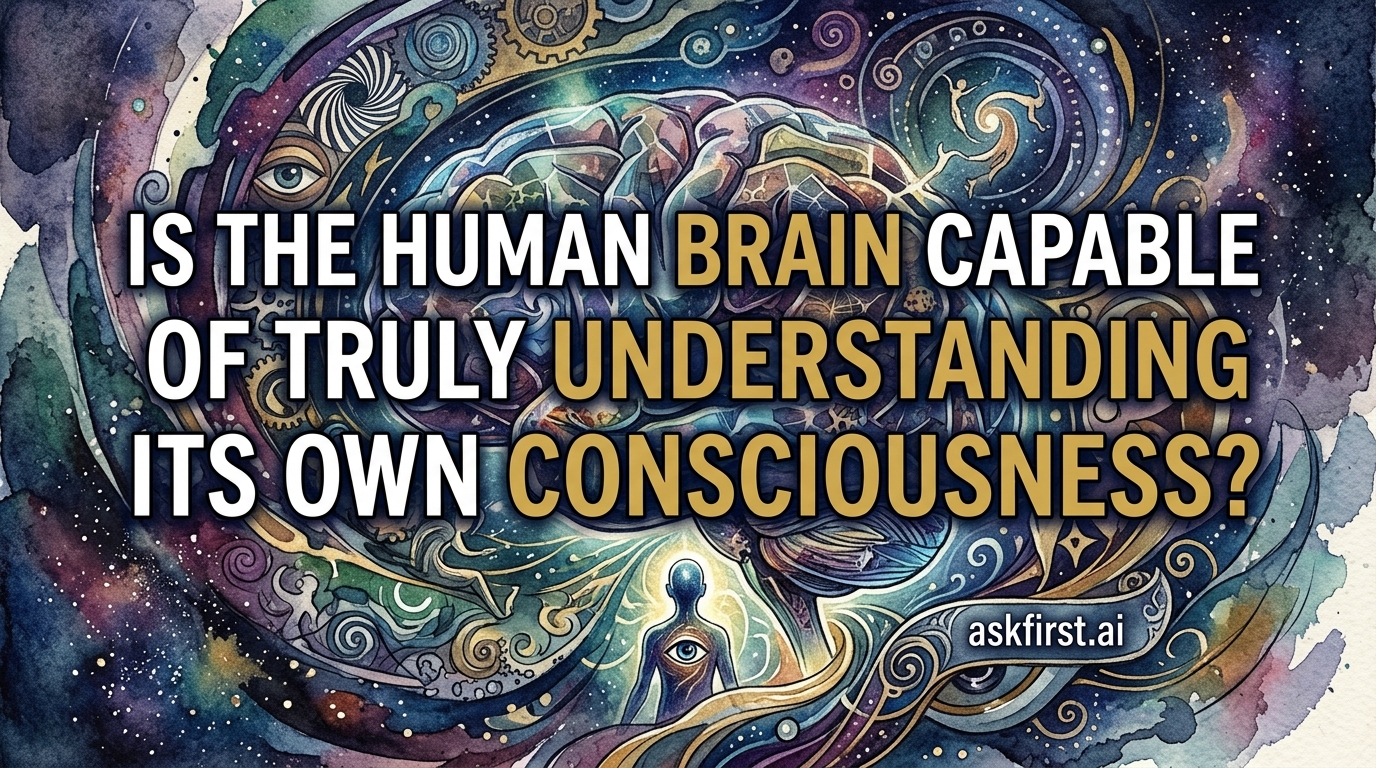 Is the human brain capable of truly understanding its own consciousness? Is the human brain capable of truly understanding its own consciousness?