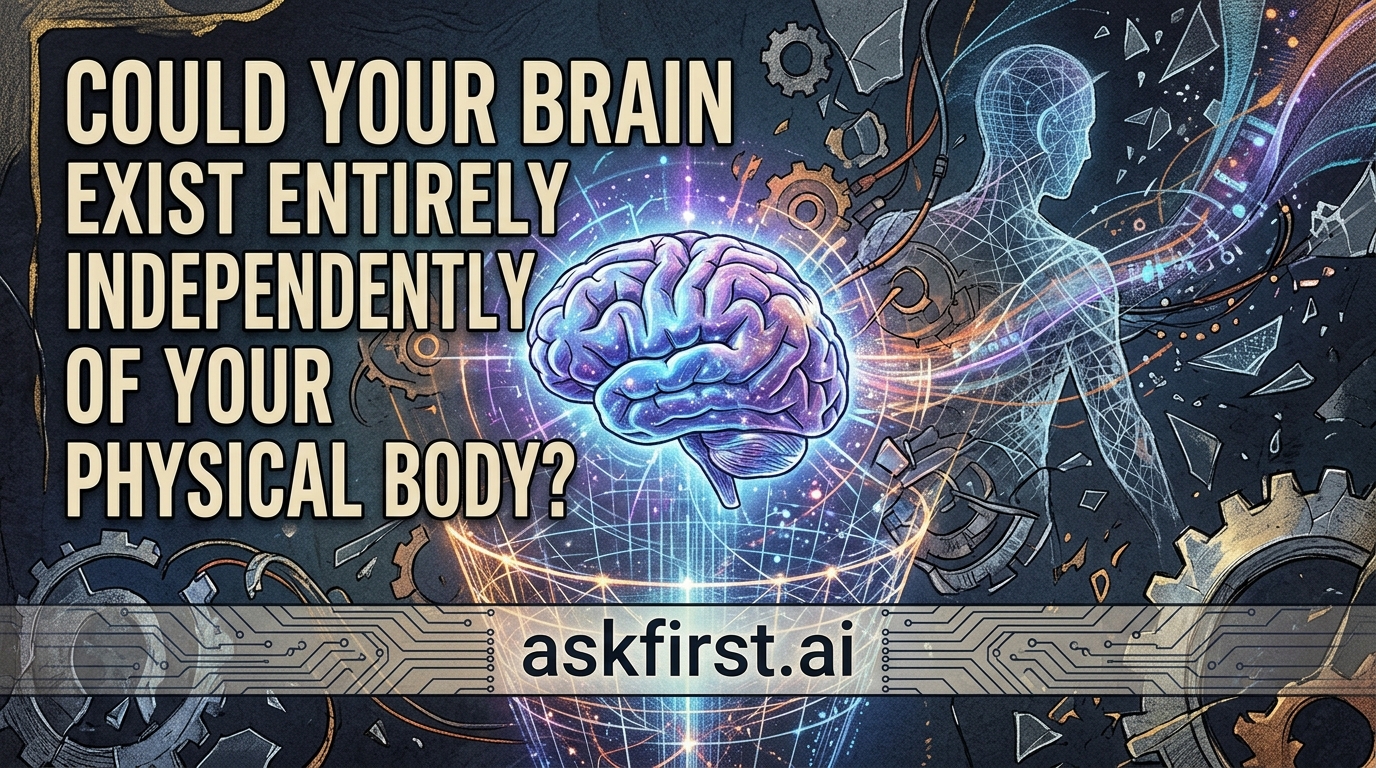 Could your brain exist entirely independently of your physical body? Could your brain exist entirely independently of your physical body?